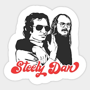 Original Retro Style -- Steely Dan -- Fan Art Design Sticker